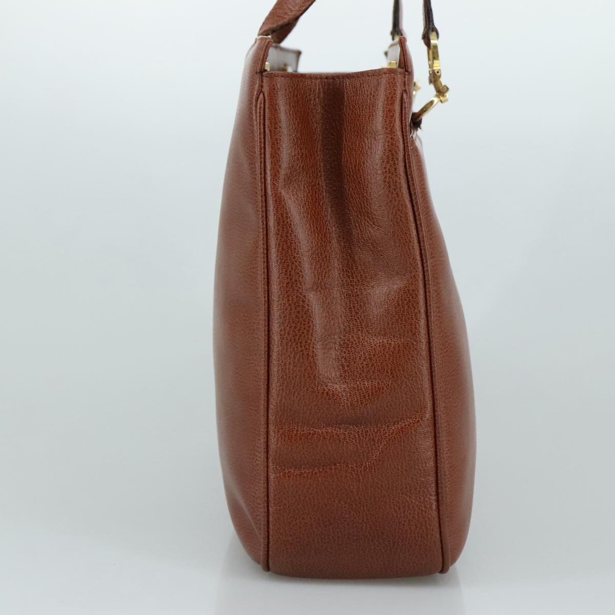 Salvatore Ferragamo Brown Leather Tote Bag (Pre-Owned) Size ONE SIZE - 3 Thumbnail