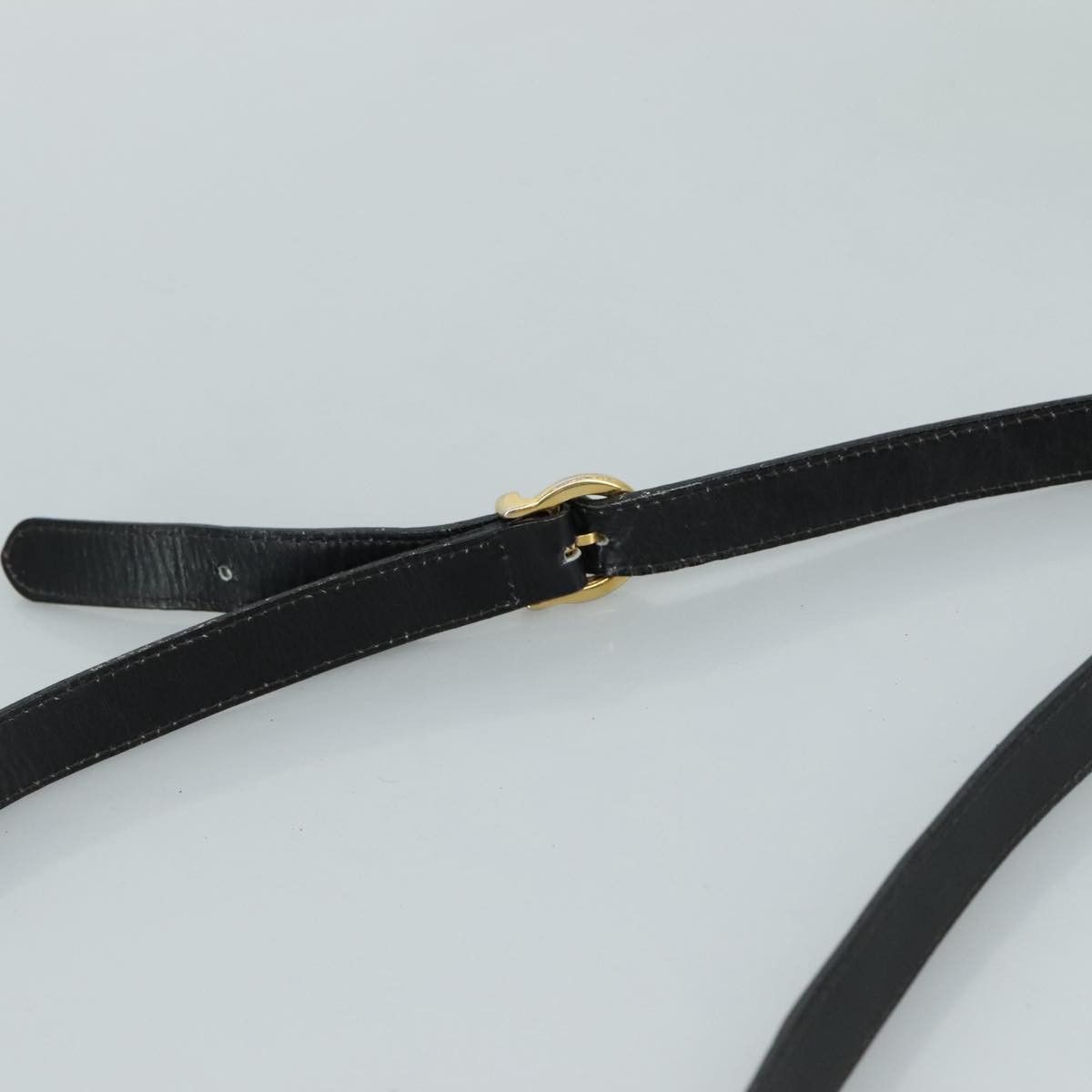 Salvatore Ferragamo Gancini Black Leather Shoulder Bag (Pre-Owned) Size ONE SIZE - 7 Thumbnail