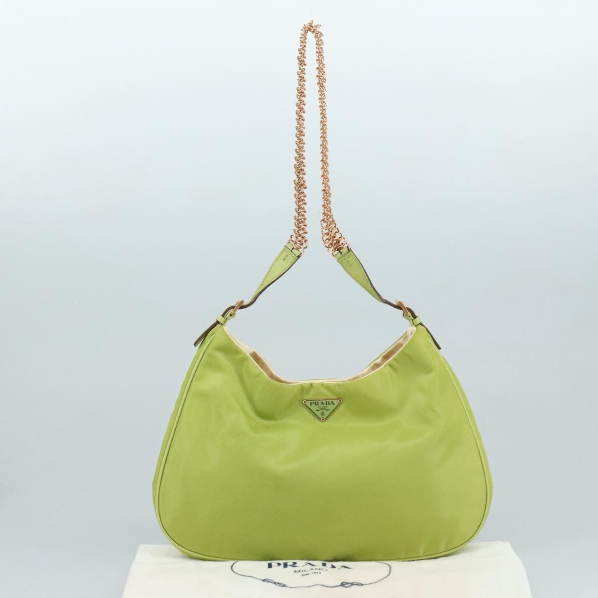 Prada Green Synthetic Shoulder Bag (Pre-Owned) Size ONE SIZE - 14 Thumbnail