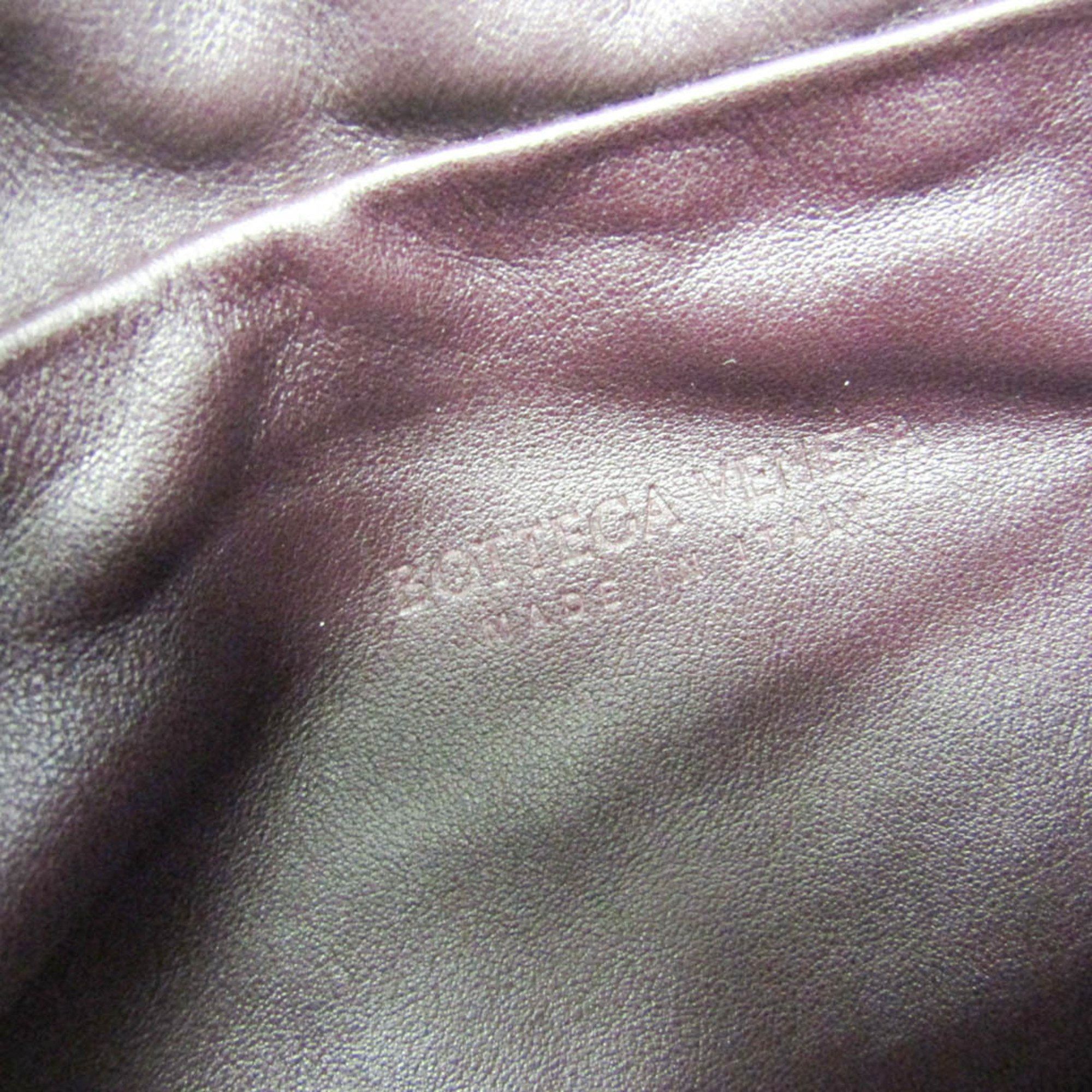 Bottega Veneta Bulb Purple Leather Shoulder Bag (Pre-Owned) Size ONE SIZE - 8 Thumbnail