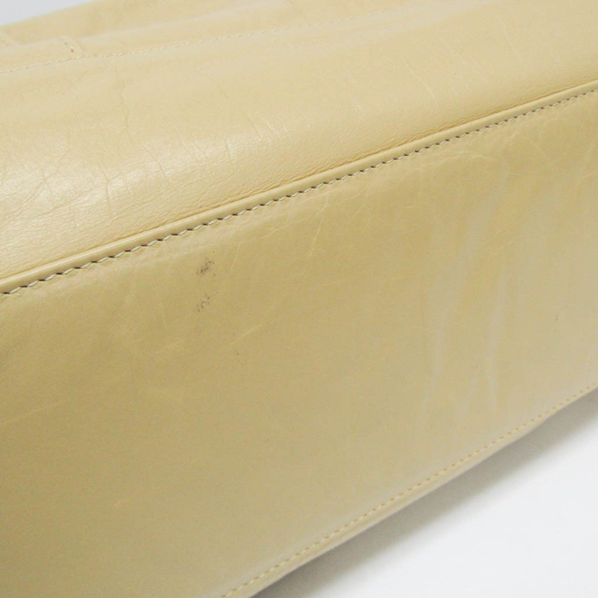 Bottega Veneta Arco Beige Leather Tote Bag (Pre-Owned) Size ONE SIZE - 4 Thumbnail