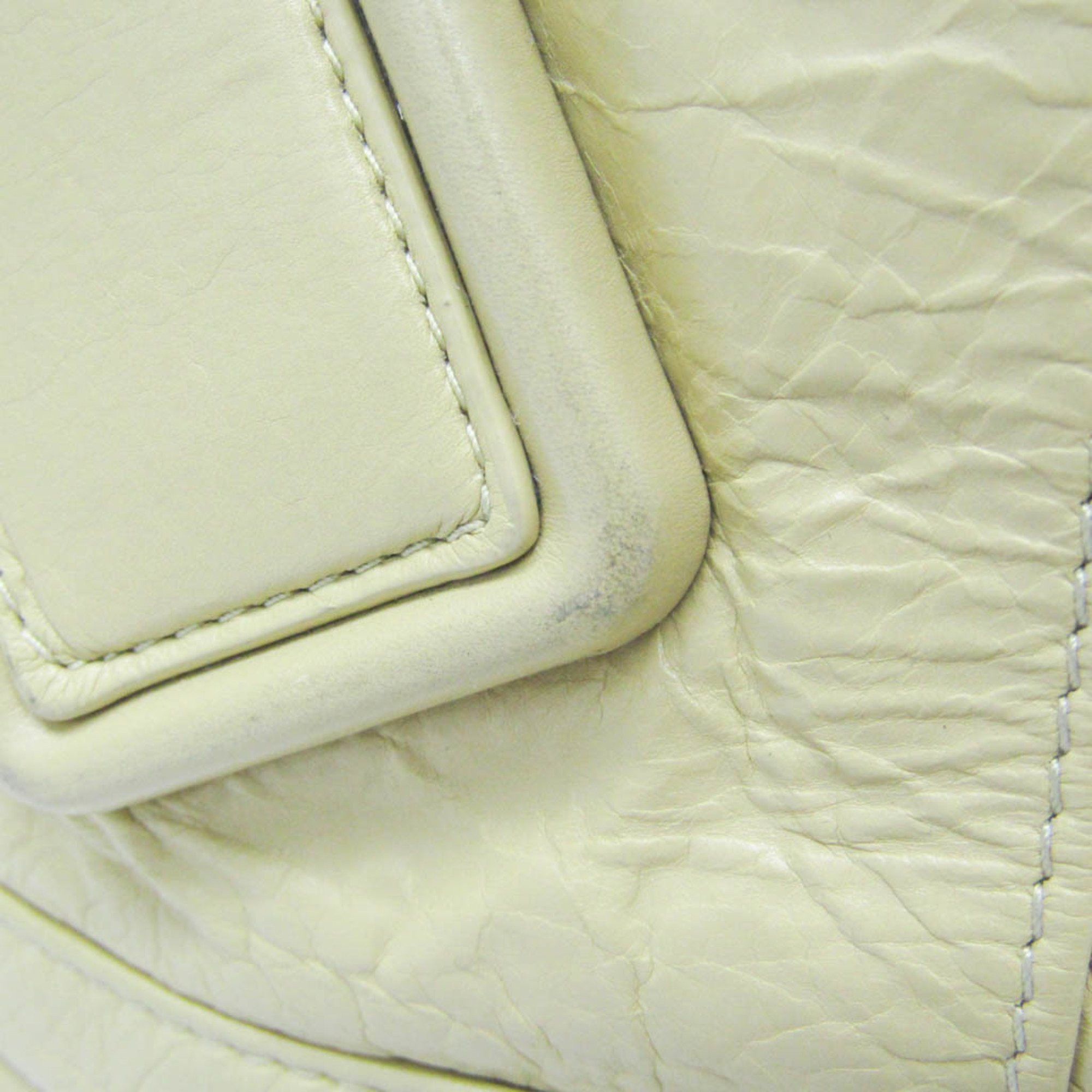 Bottega Veneta Arco Beige Leather Tote Bag (Pre-Owned) Size ONE SIZE - 8 Thumbnail