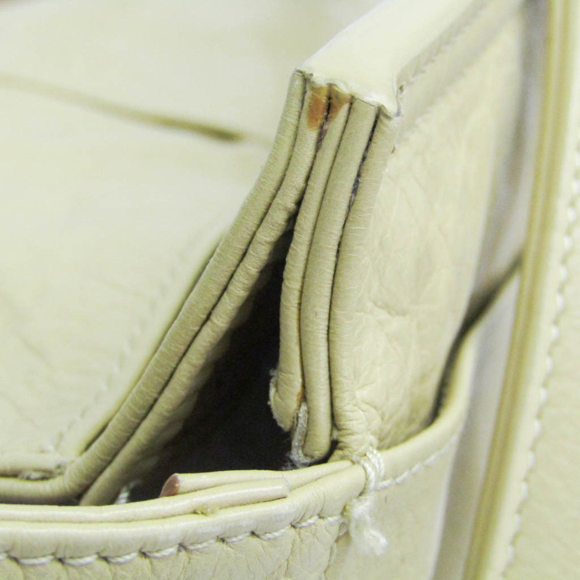 Bottega Veneta Arco Beige Leather Tote Bag (Pre-Owned) Size ONE SIZE - 10 Thumbnail