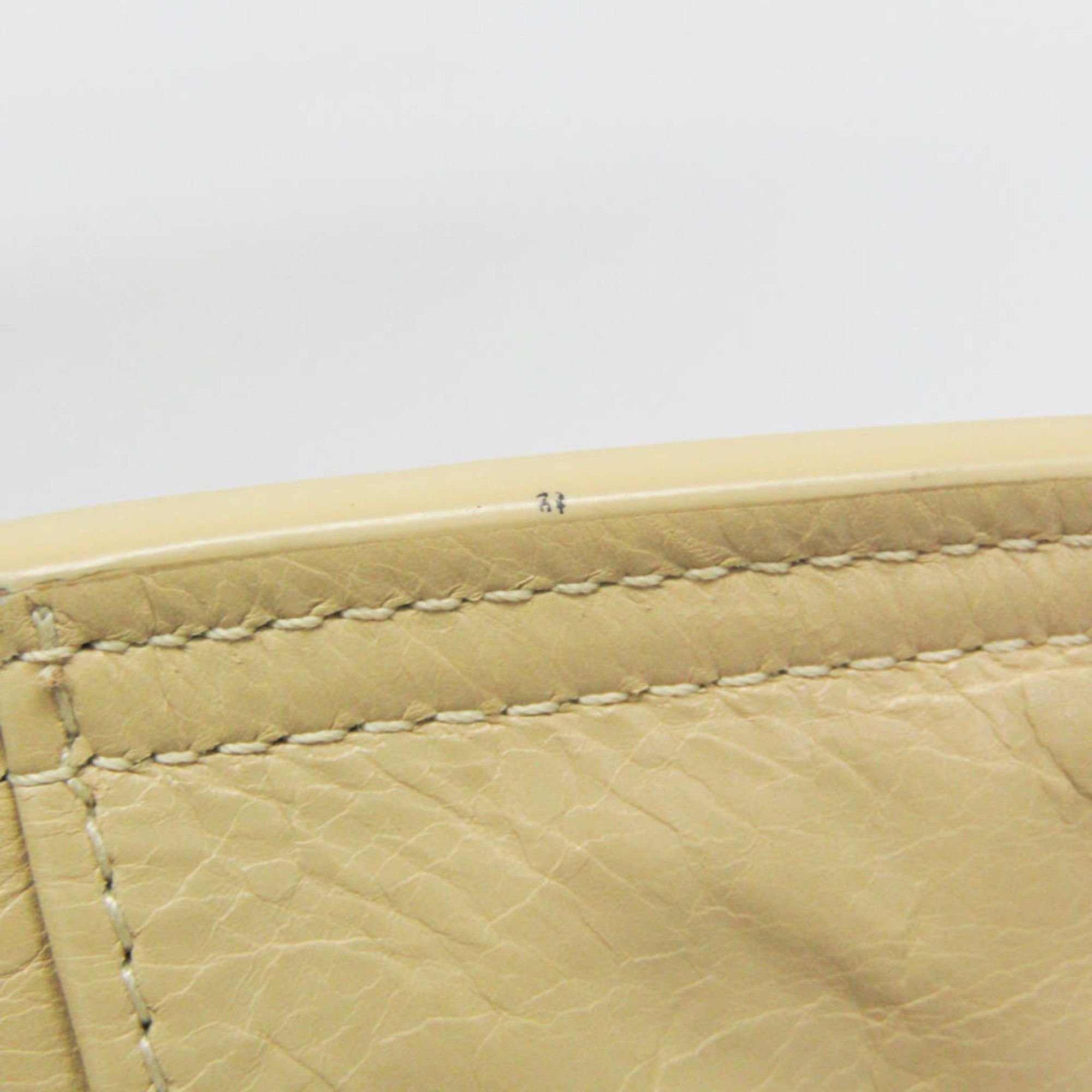 Bottega Veneta Arco Beige Leather Tote Bag (Pre-Owned) Size ONE SIZE - 9 Thumbnail