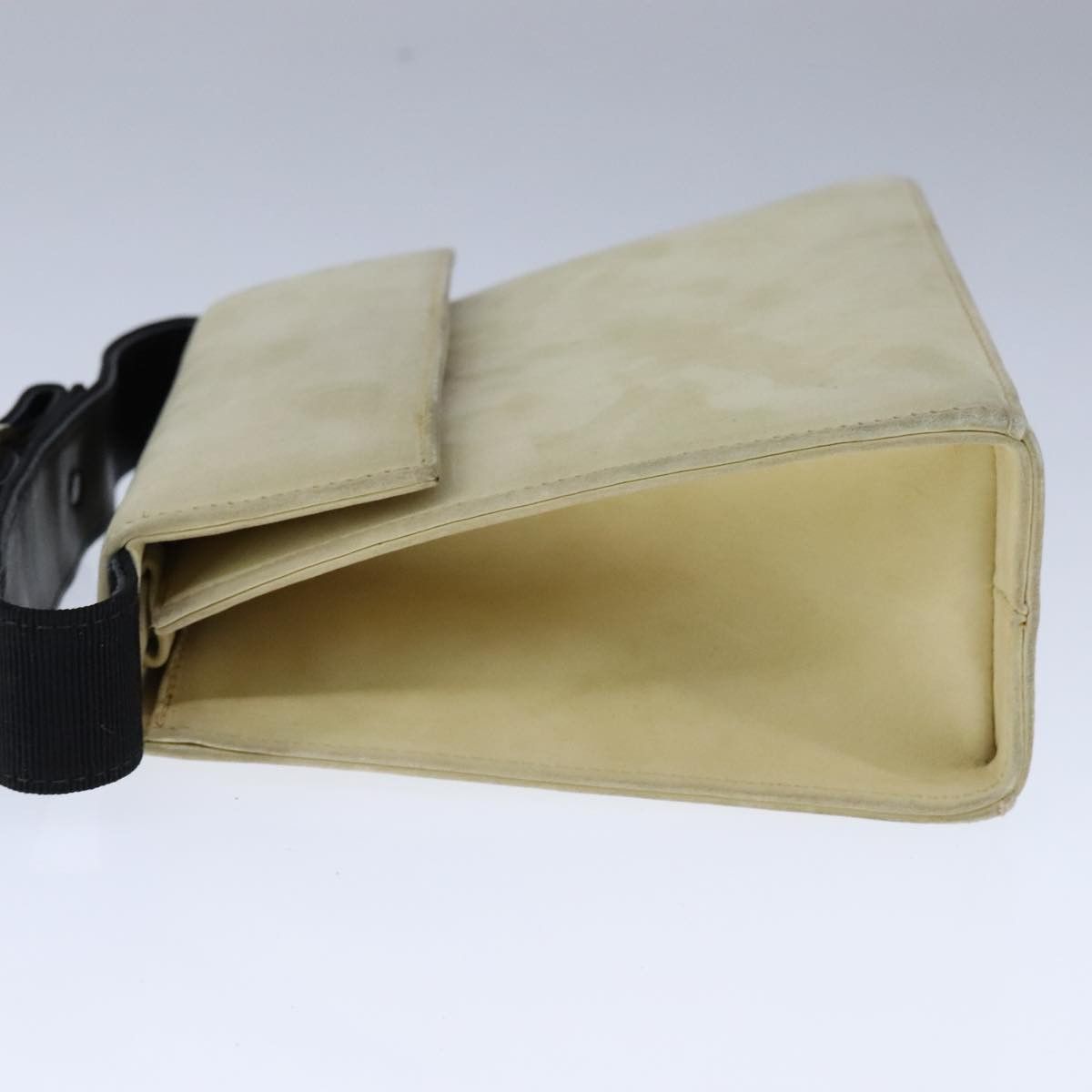 Salvatore Ferragamo Vara Beige Suede Handbag (Pre-Owned) Size ONE SIZE - 3 Thumbnail