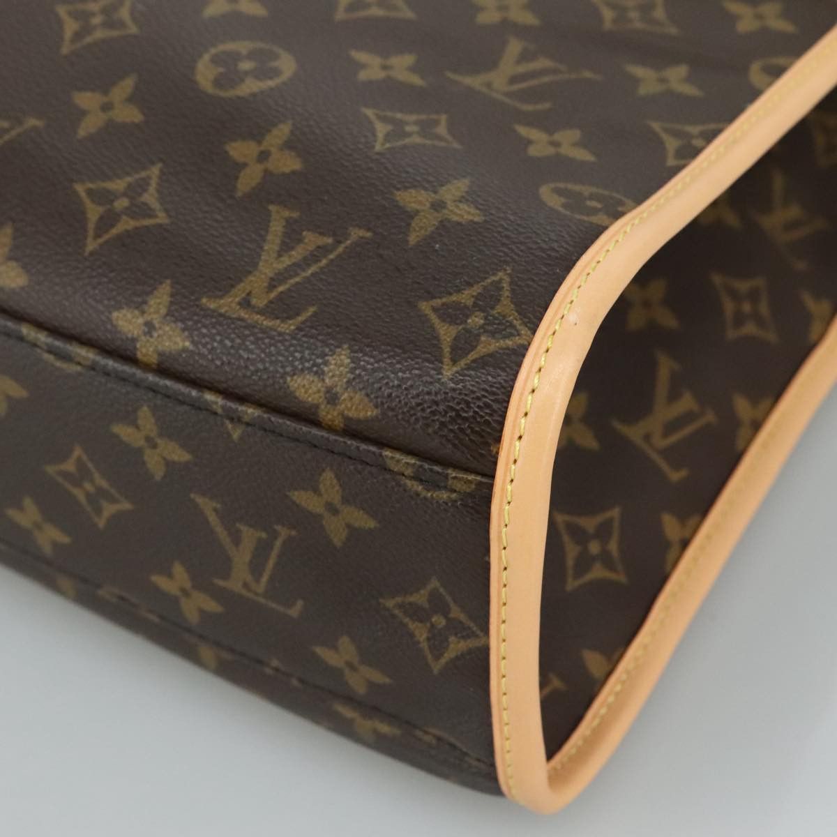 Louis Vuitton Beverly Brown Canvas Handbag (Pre-Owned) Size ONE SIZE - 9 Thumbnail