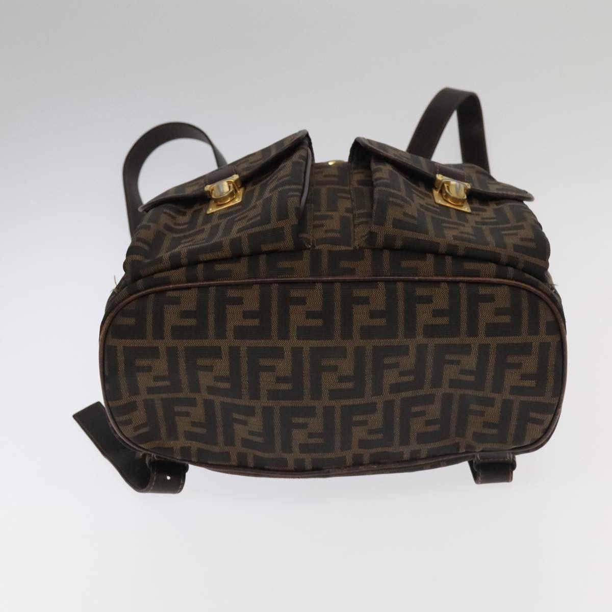 Fendi Zucca Brown Canvas Backpack Bag (Pre-Owned) Size ONE SIZE - 10 Thumbnail