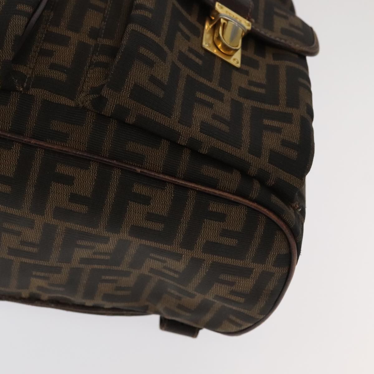 Fendi Zucca Brown Canvas Backpack Bag (Pre-Owned) Size ONE SIZE - 11 Thumbnail
