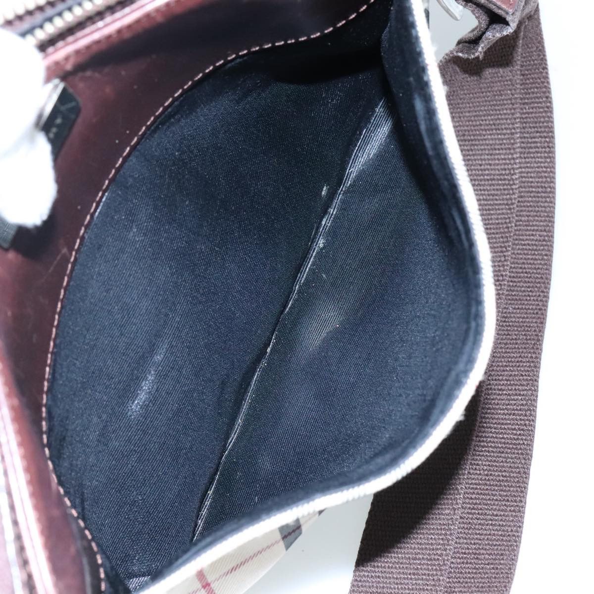Burberry Nova Check Beige Canvas Shoulder Bag (Pre-Owned) Size ONE SIZE - 9 Thumbnail