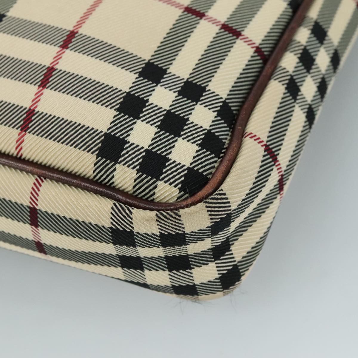 Burberry Nova Check Beige Canvas Shoulder Bag (Pre-Owned) Size ONE SIZE - 17 Thumbnail