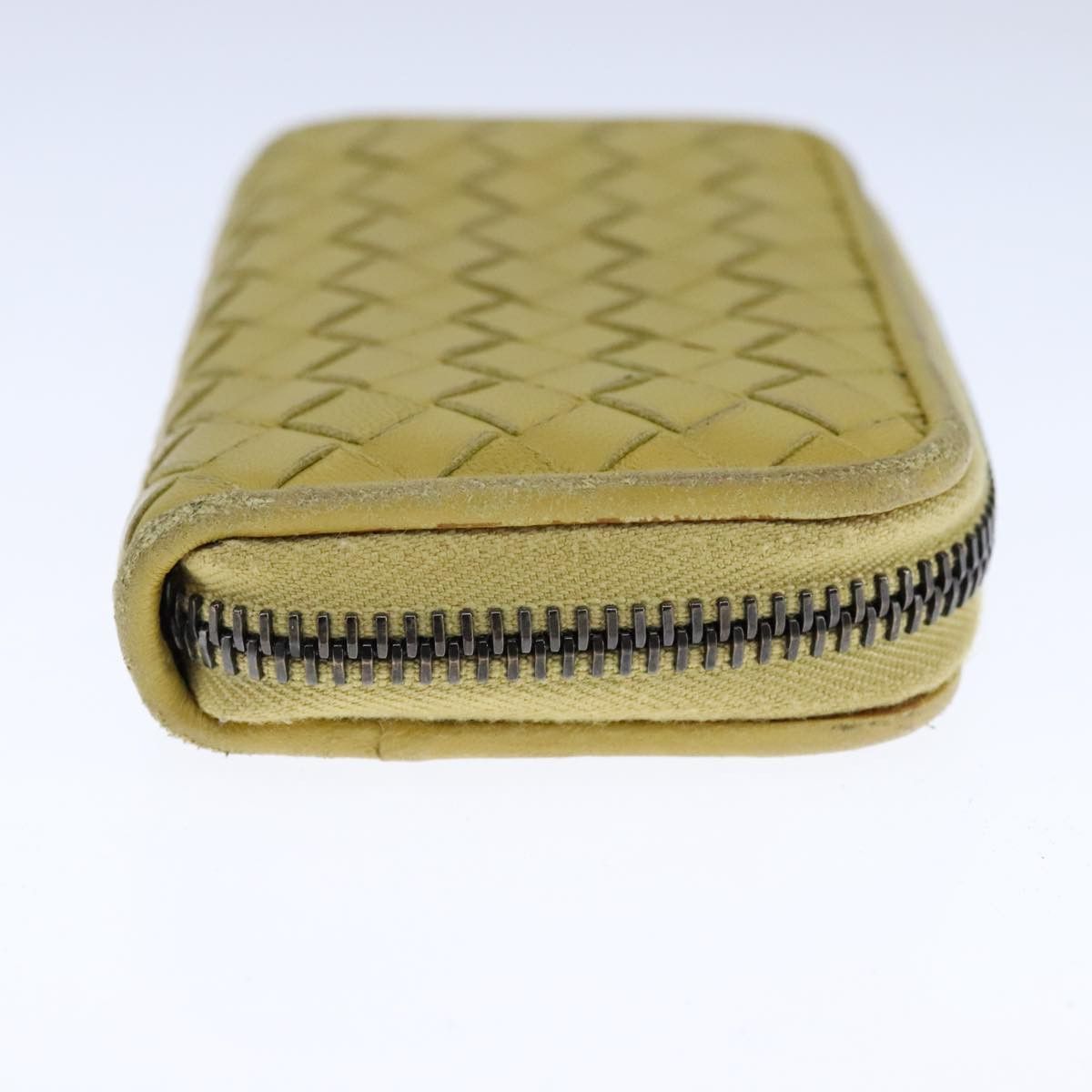 Bottega Veneta Intrecciato Yellow Leather Wallet (Pre-Owned) Size ONE SIZE - 4 Thumbnail