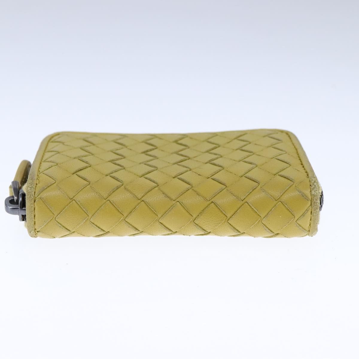 Bottega Veneta Intrecciato Yellow Leather Wallet (Pre-Owned) Size ONE SIZE - 6 Thumbnail