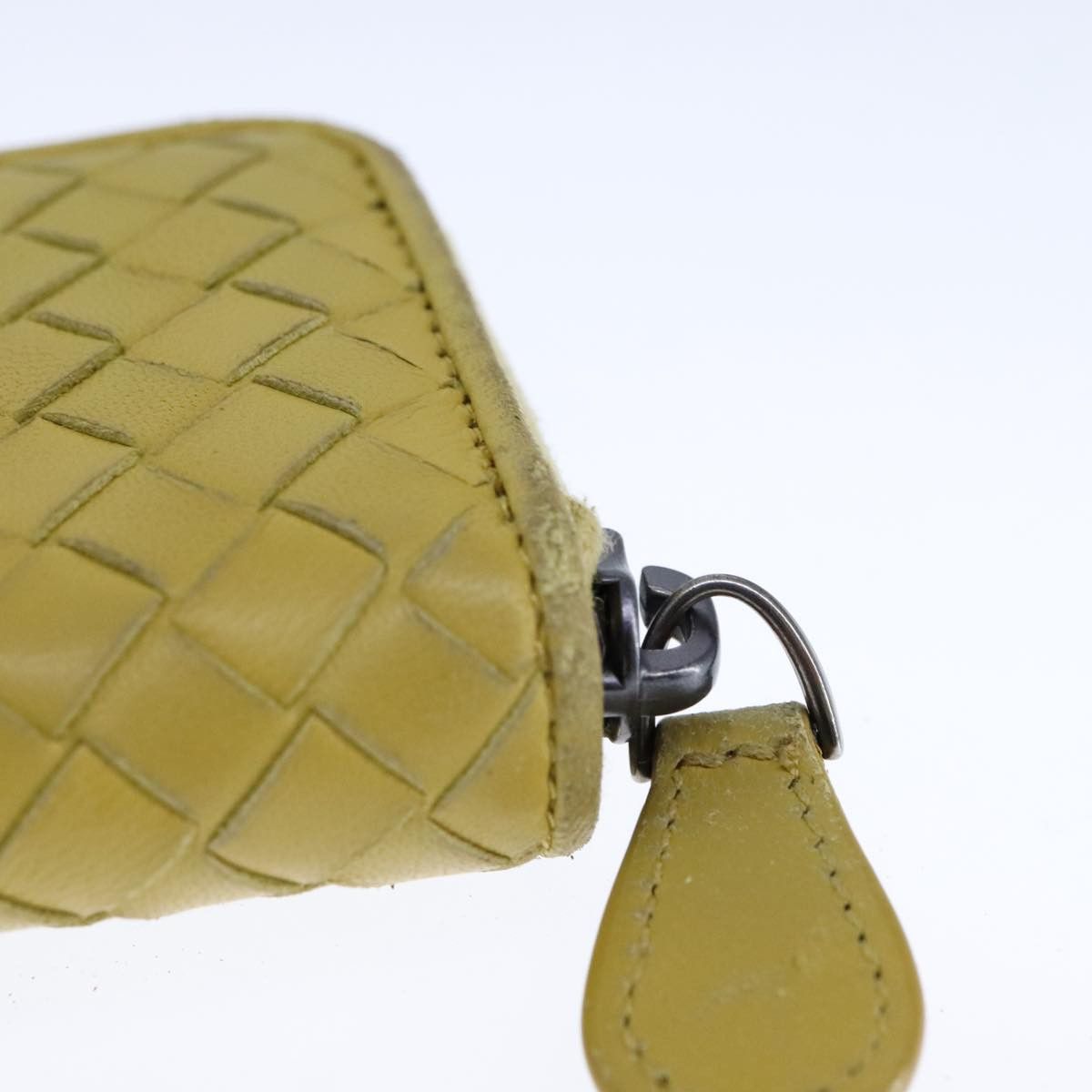 Bottega Veneta Intrecciato Yellow Leather Wallet (Pre-Owned) Size ONE SIZE - 10 Thumbnail