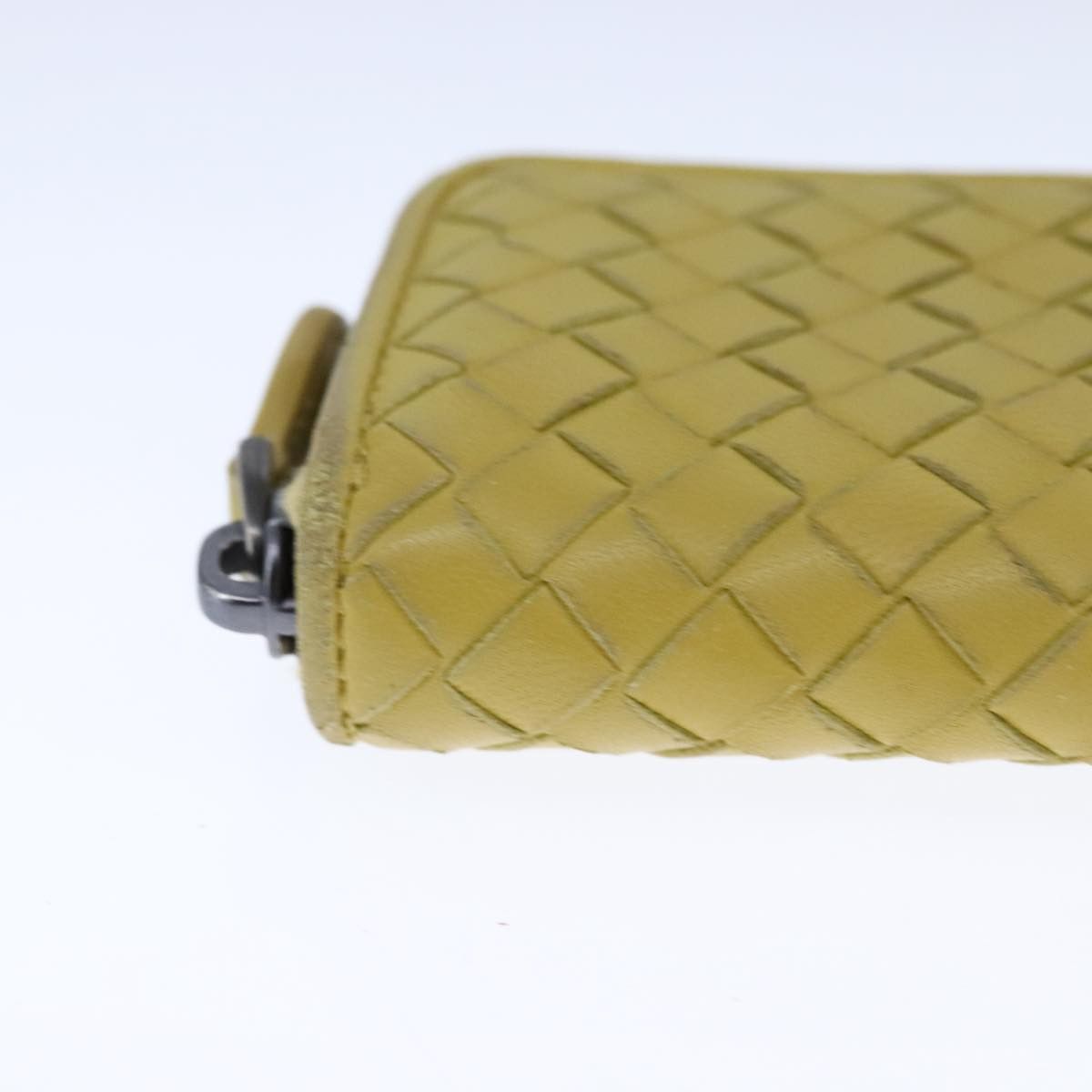 Bottega Veneta Intrecciato Yellow Leather Wallet (Pre-Owned) Size ONE SIZE - 7 Thumbnail