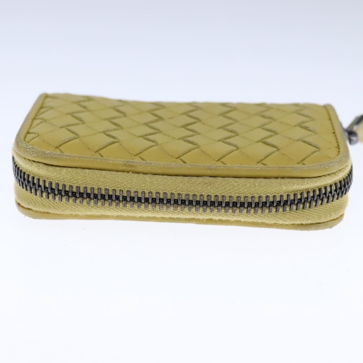 Bottega Veneta Intrecciato Yellow Leather Wallet (Pre-Owned) Size ONE SIZE - 5 Thumbnail