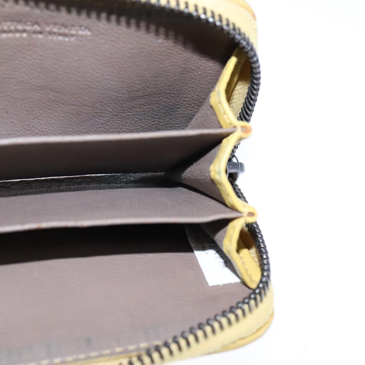Bottega Veneta Intrecciato Yellow Leather Wallet (Pre-Owned) Size ONE SIZE - 12 Thumbnail