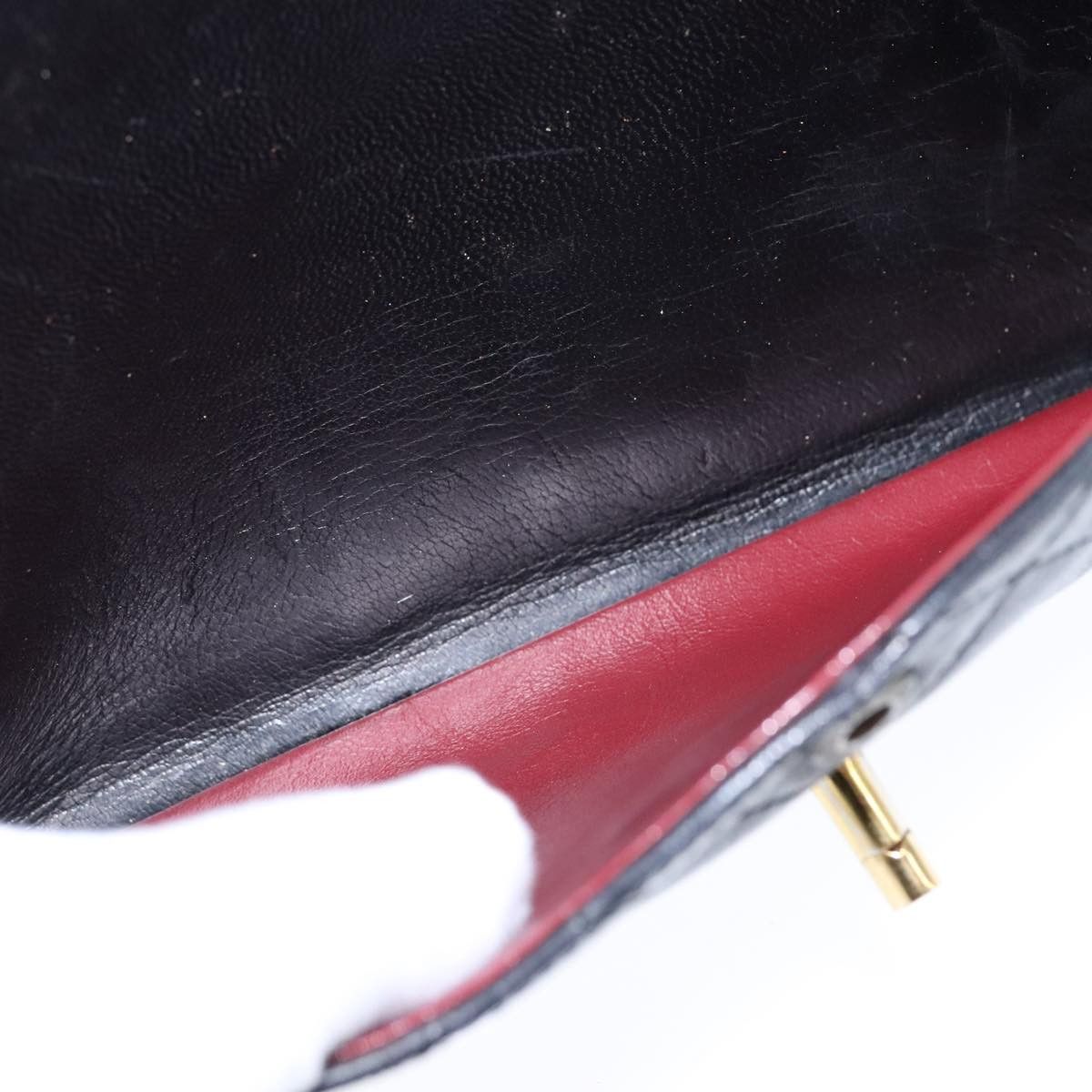 Chanel Double Flap Black Leather Shoulder Bag (Pre-Owned) Size ONE SIZE - 17 Thumbnail