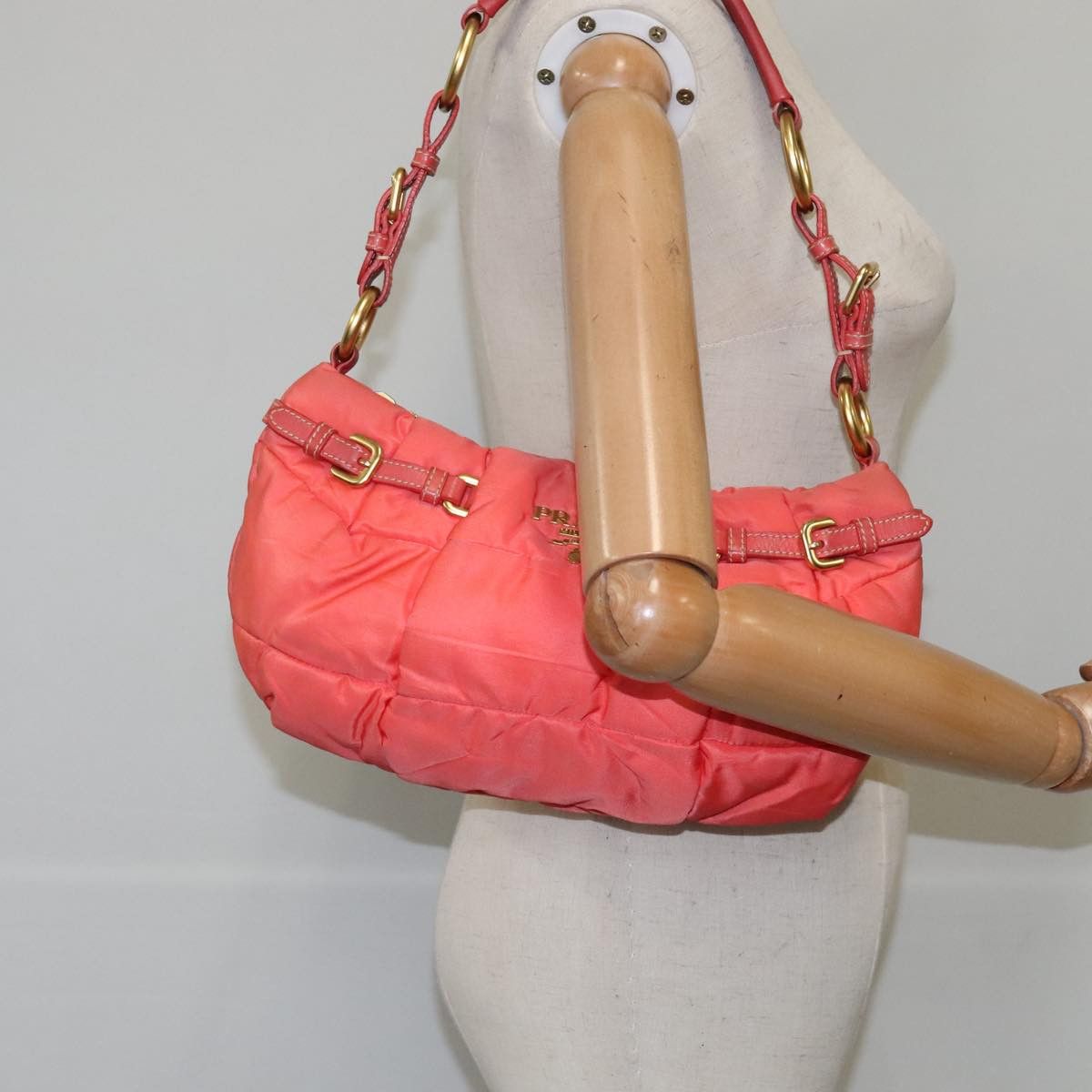 Prada Orange Synthetic Shoulder Bag (Pre-Owned) Size ONE SIZE - 15 Thumbnail