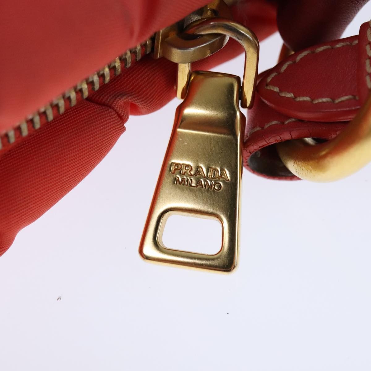 Prada Orange Synthetic Shoulder Bag (Pre-Owned) Size ONE SIZE - 10 Thumbnail