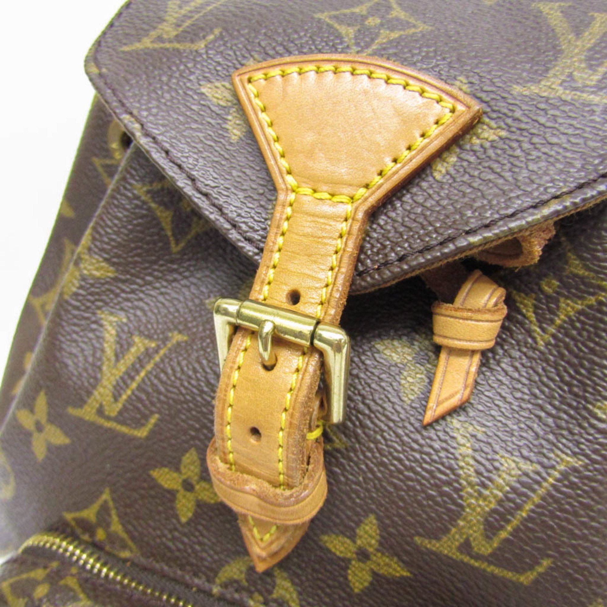 Louis Vuitton Brown Canvas Backpack Bag (Pre-Owned) Size ONE SIZE - 7 Thumbnail