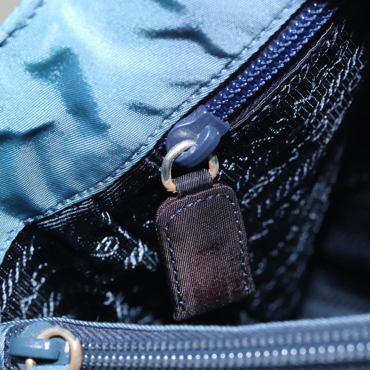 Prada Tessuto Navy Synthetic Handbag (Pre-Owned) Size ONE SIZE - 15 Thumbnail