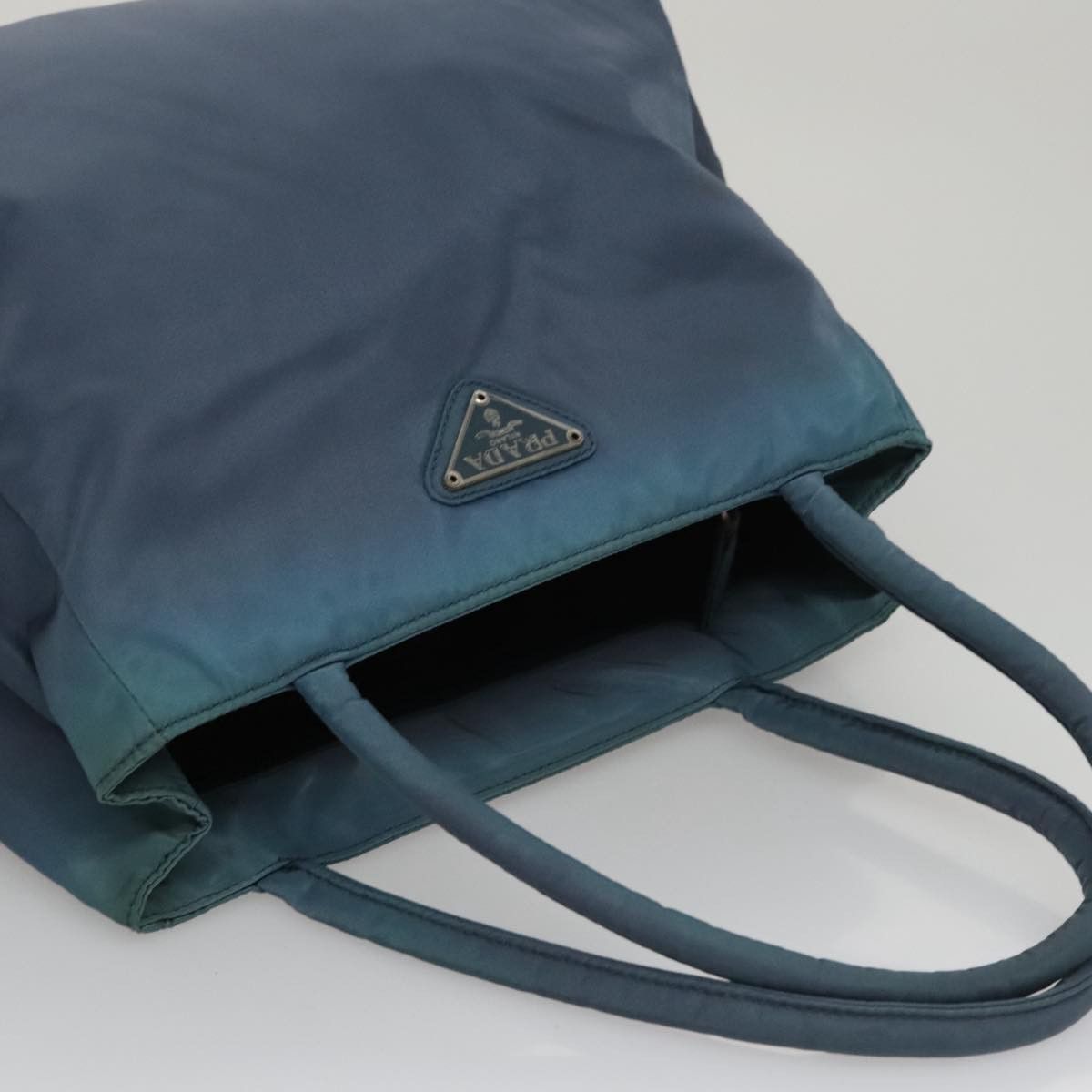 Prada Tessuto Navy Synthetic Handbag (Pre-Owned) Size ONE SIZE - 5 Thumbnail