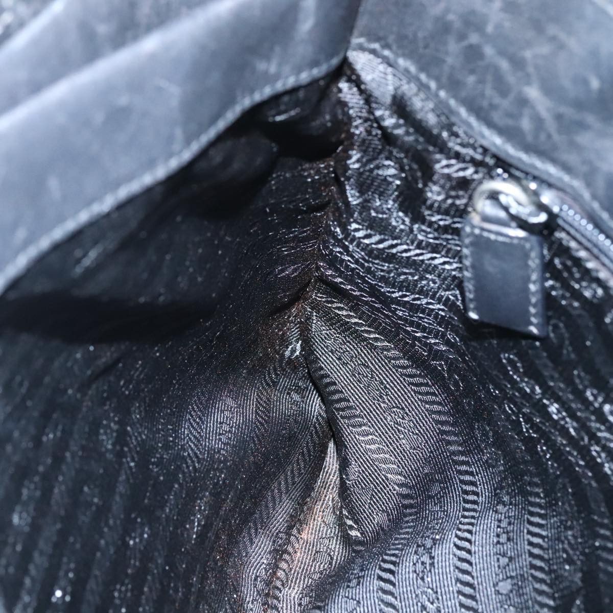 Prada Re-Nylon Black Synthetic Handbag (Pre-Owned) Size ONE SIZE - 13 Thumbnail