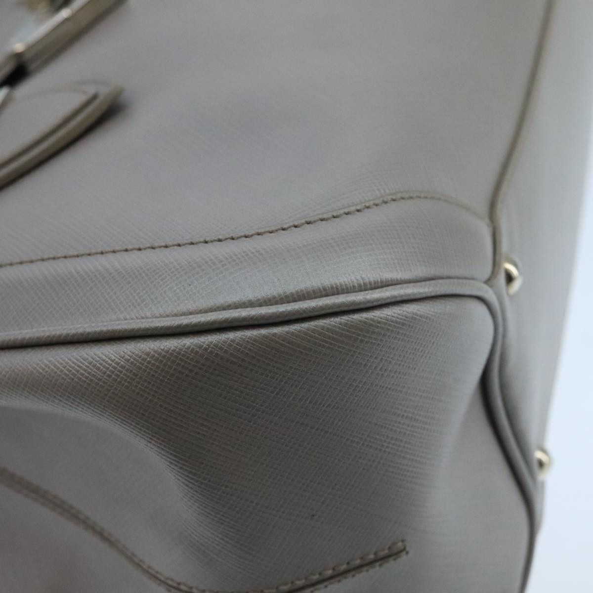 Salvatore Ferragamo Silver Leather Handbag (Pre-Owned) Size ONE SIZE - 8 Thumbnail