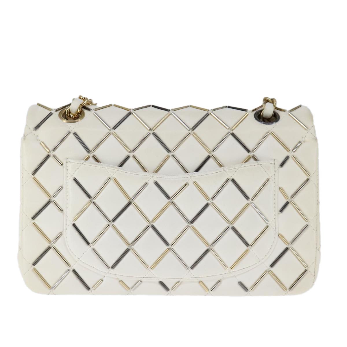 Chanel Timeless White Leather Shoulder Bag (Pre-Owned) Size ONE SIZE - 2 Thumbnail