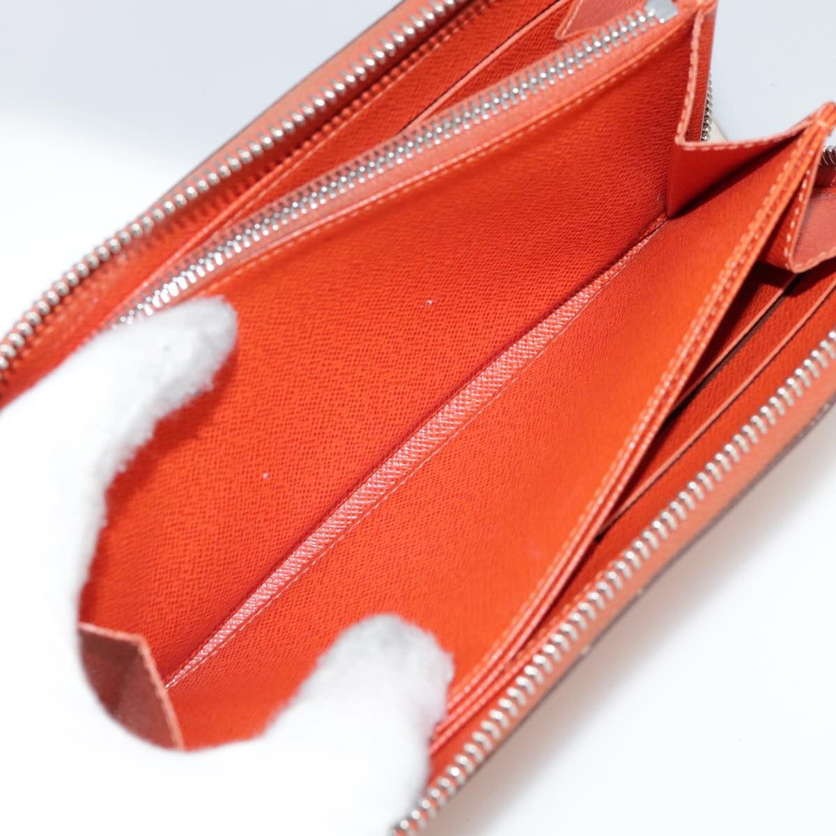 Louis Vuitton Zippy Wallet Orange Leather Wallet (Pre-Owned) Size ONE SIZE - 12 Thumbnail