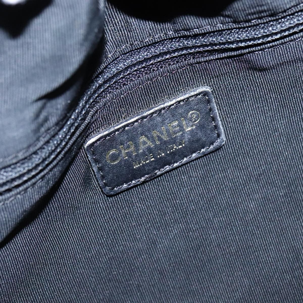 Chanel Vintage Black Leather Handbag (Pre-Owned) Size ONE SIZE - 18 Thumbnail