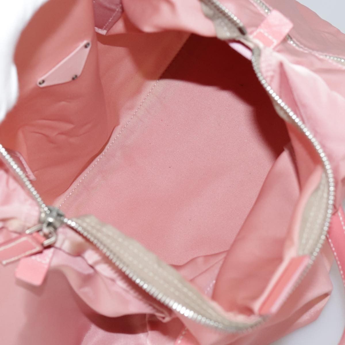 Prada Boston Pink Synthetic Handbag (Pre-Owned) Size ONE SIZE - 18 Thumbnail
