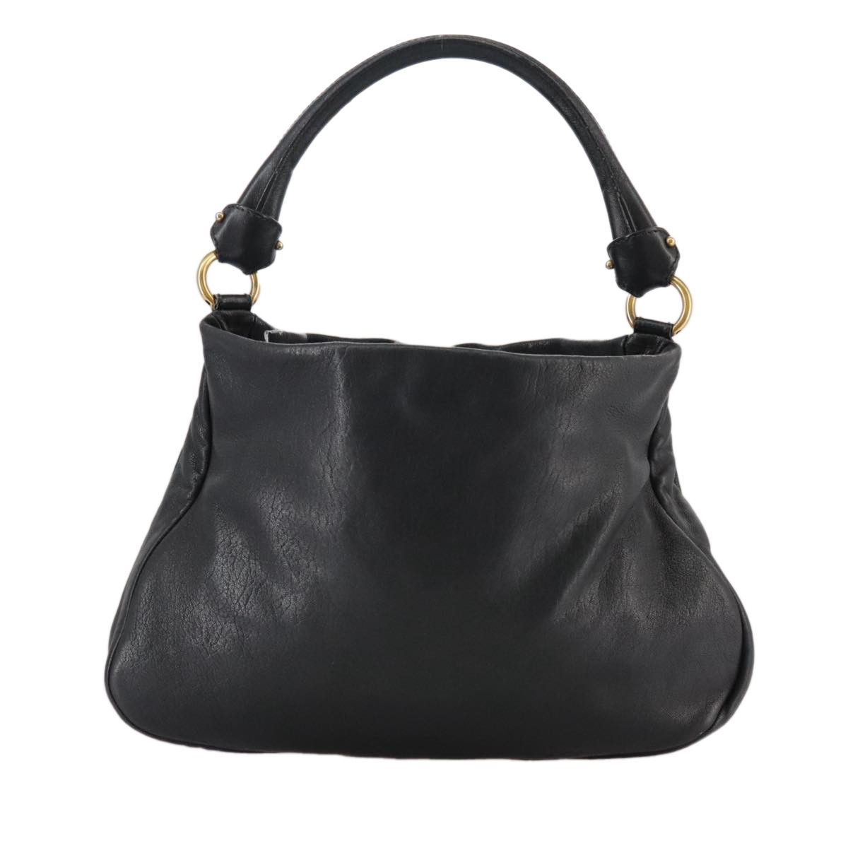 Salvatore Ferragamo Vara Black Leather Handbag (Pre-Owned) Size ONE SIZE - 2 Thumbnail