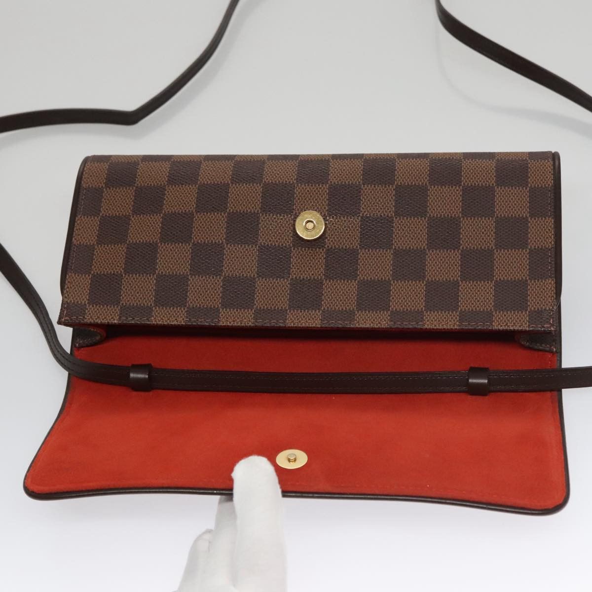 Louis Vuitton Twin Brown Canvas Shoulder Bag (Pre-Owned) Size ONE SIZE - 13 Thumbnail