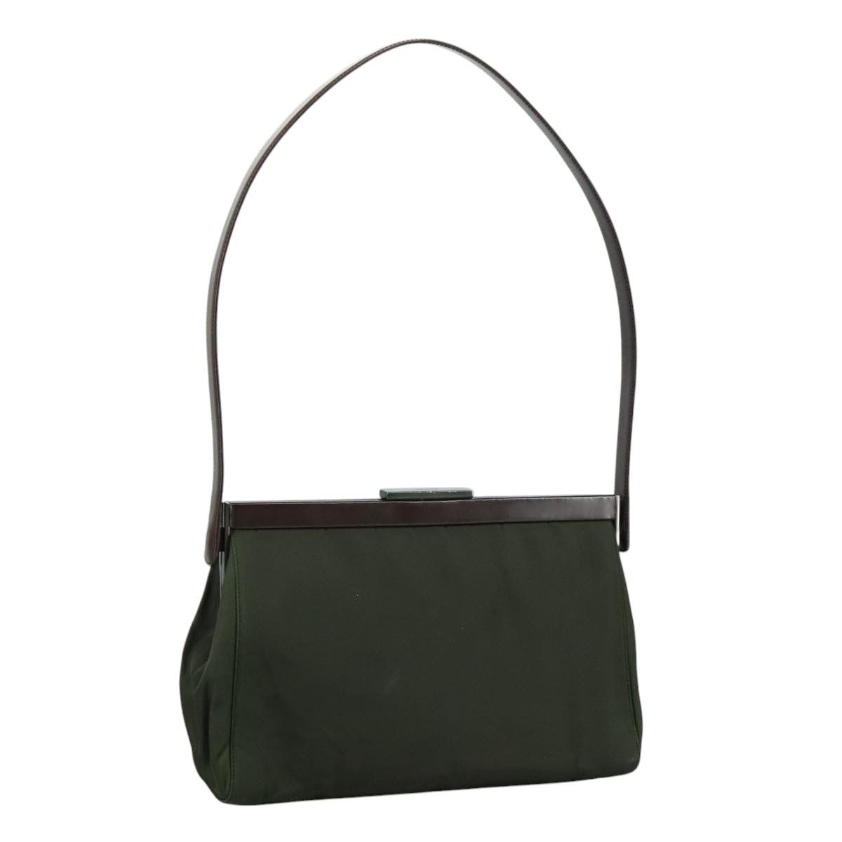 Prada Khaki Synthetic Shoulder Bag (Pre-Owned) Size ONE SIZE - 18 Thumbnail