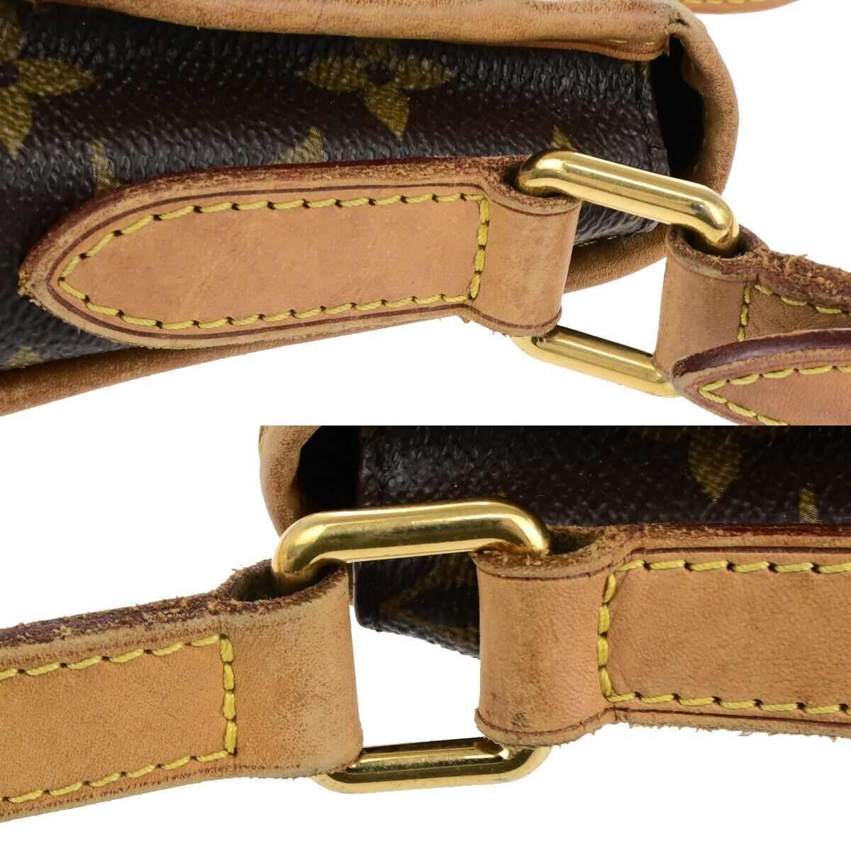 Louis Vuitton Ménilmontant Brown Canvas Handbag (Pre-Owned) Size ONE SIZE - 8 Thumbnail