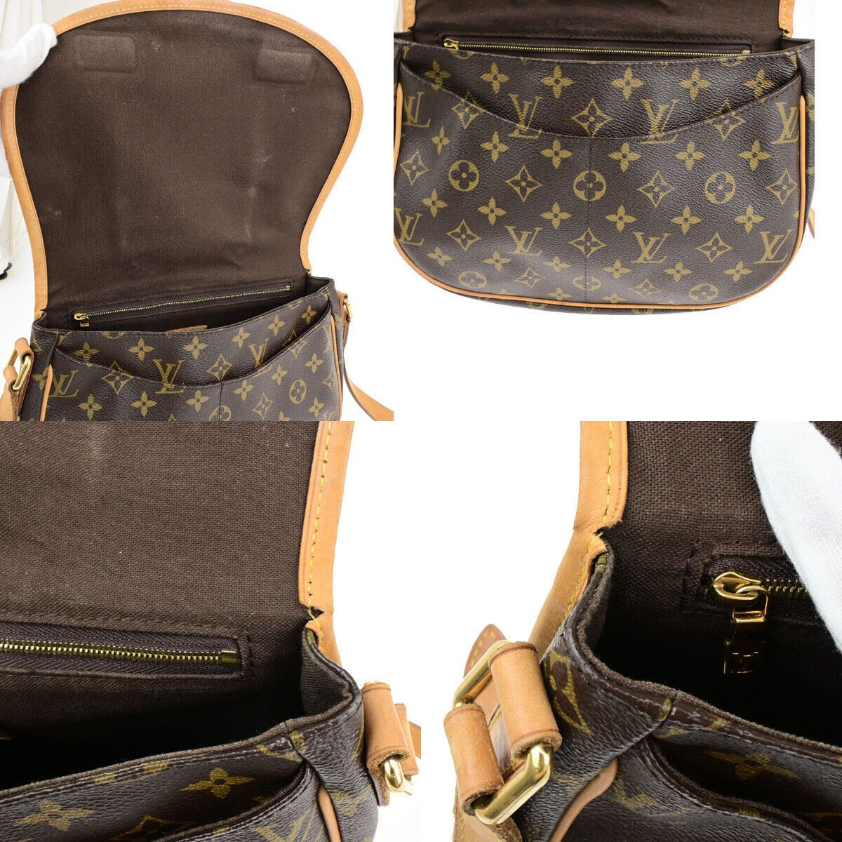Louis Vuitton Ménilmontant Brown Canvas Handbag (Pre-Owned) Size ONE SIZE - 11 Thumbnail