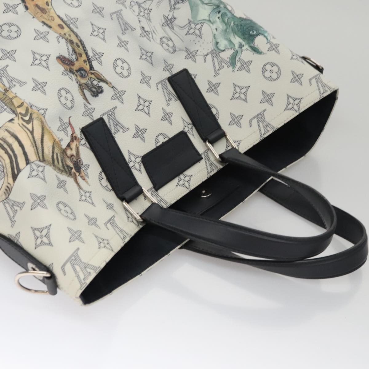 Louis Vuitton Françoise White Canvas Handbag (Pre-Owned) Size ONE SIZE - 5 Thumbnail