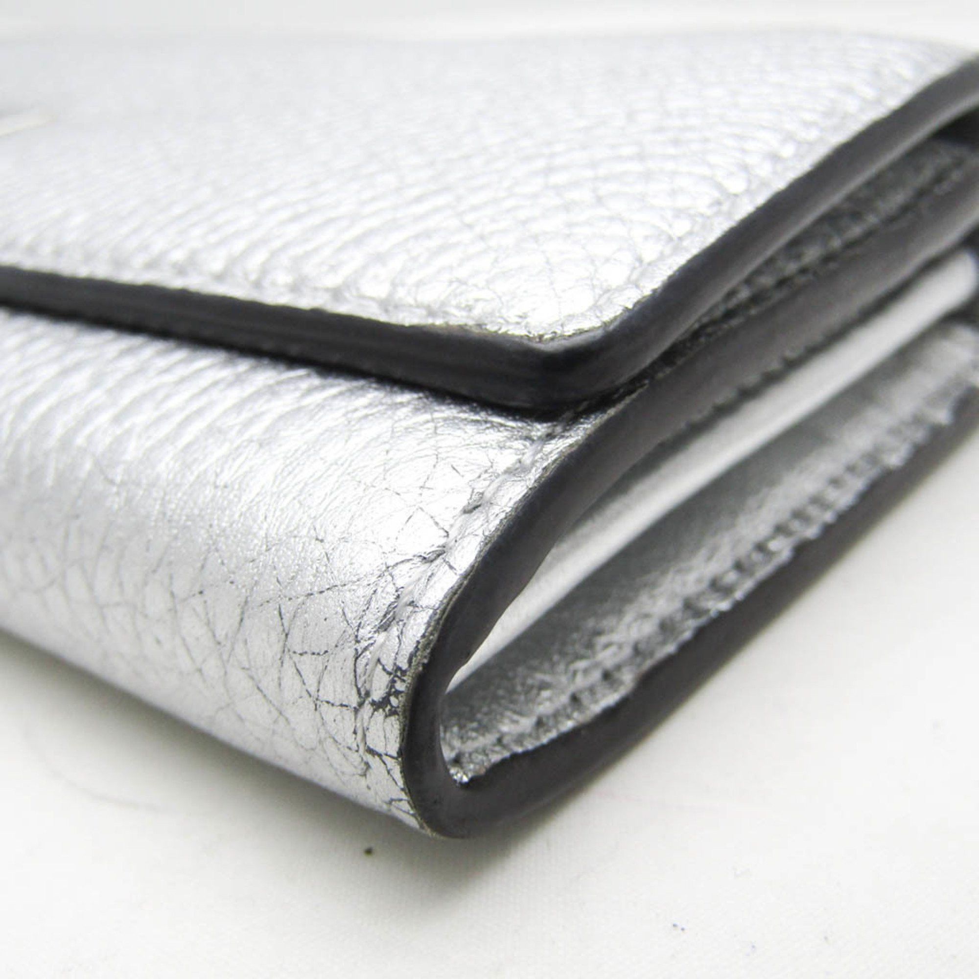 Silver Leather Wallet (Pre-Owned)