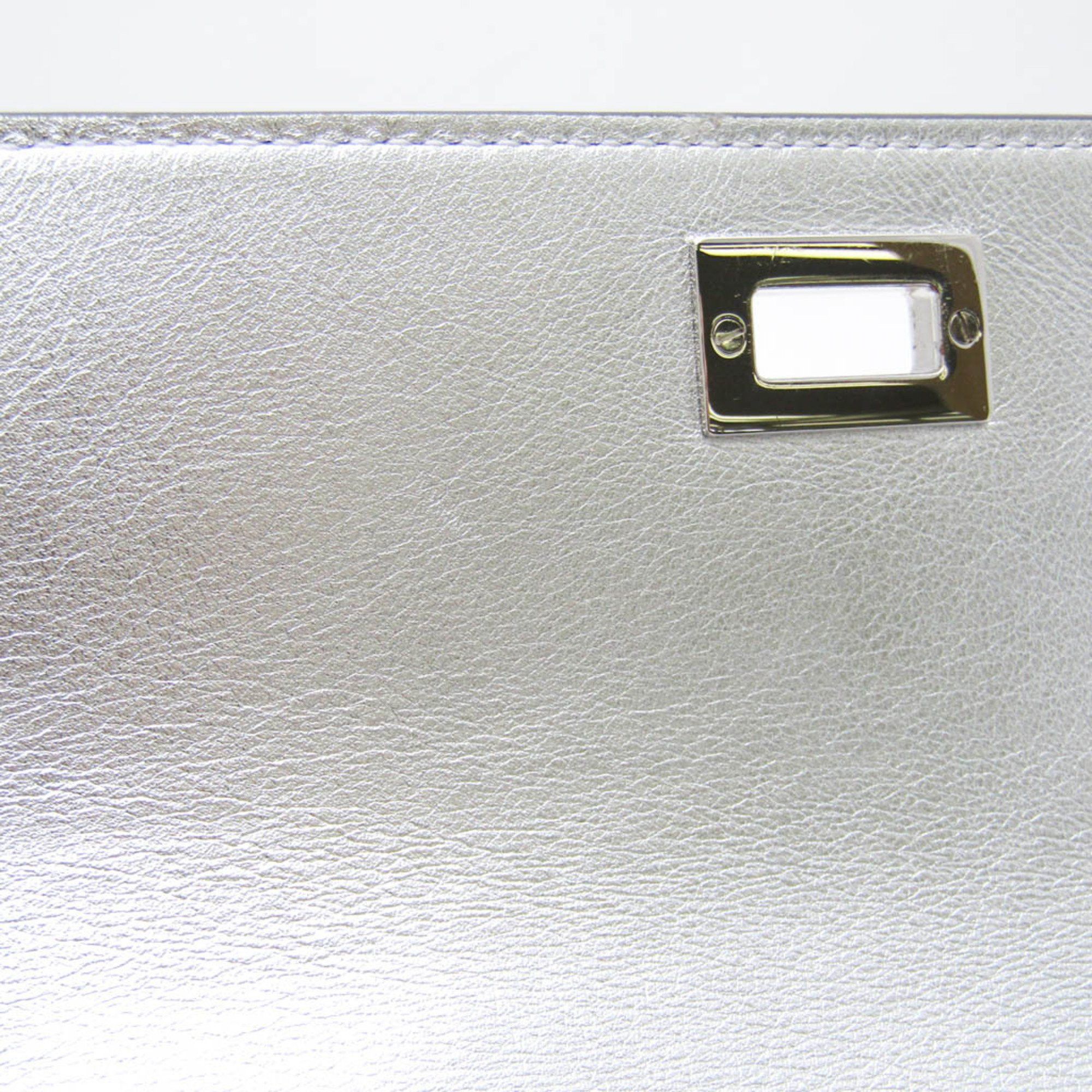 Silver Leather Wallet (Pre-Owned)