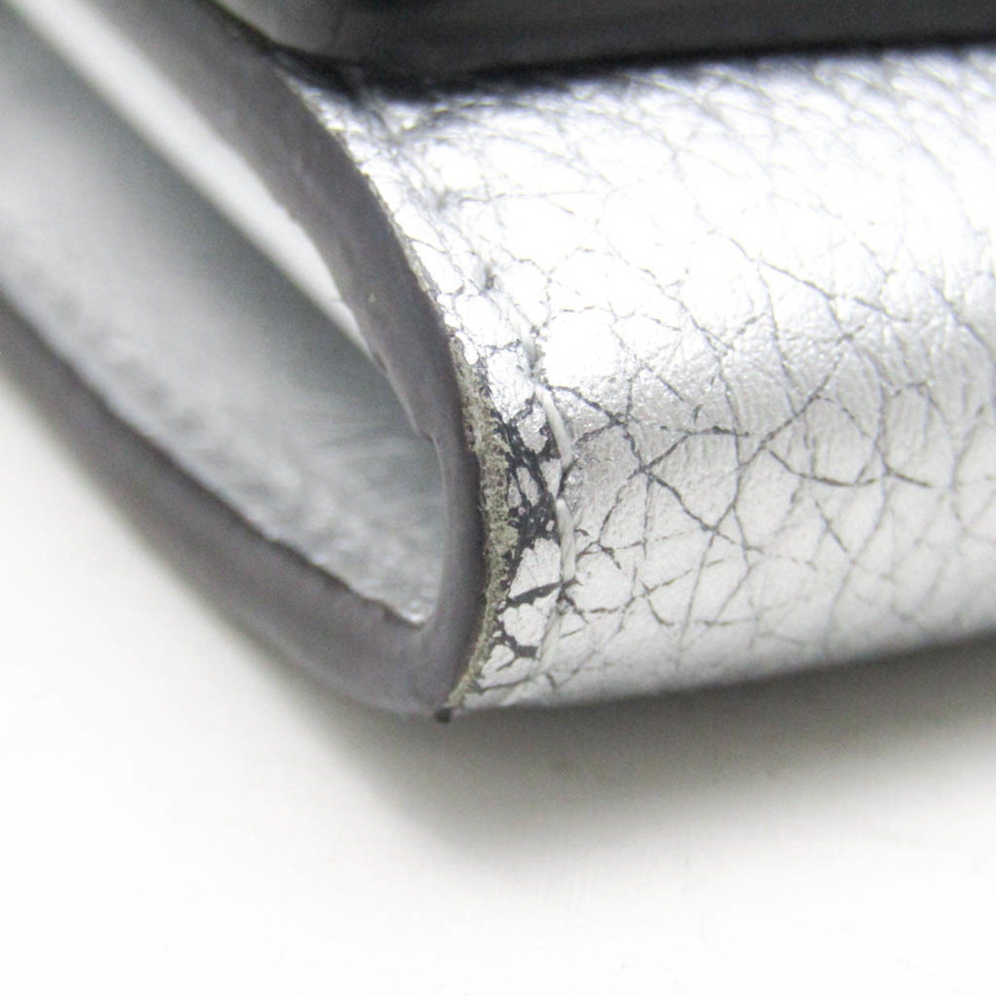 Silver Leather Wallet (Pre-Owned)