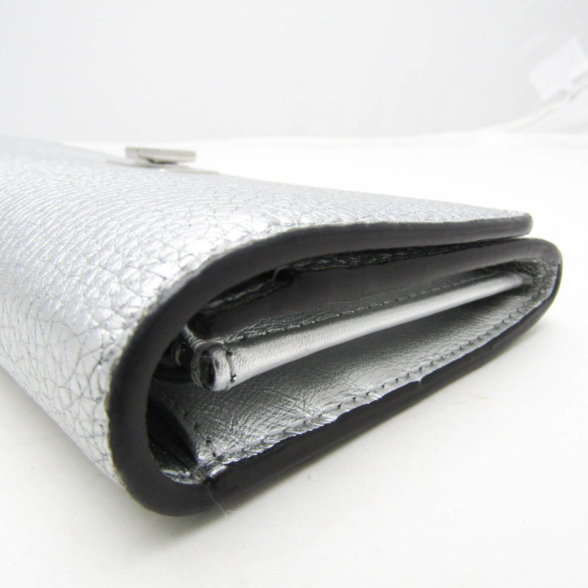 Silver Leather Wallet (Pre-Owned)