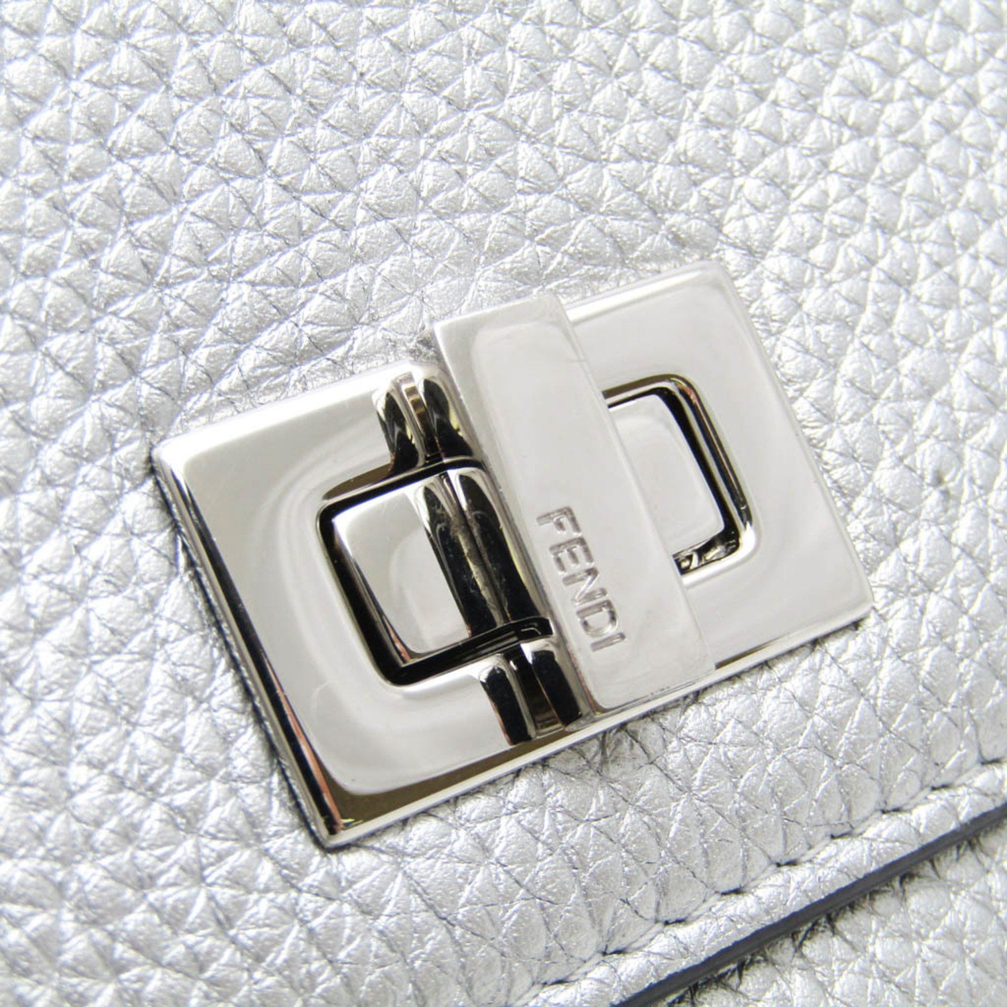 Silver Leather Wallet (Pre-Owned)