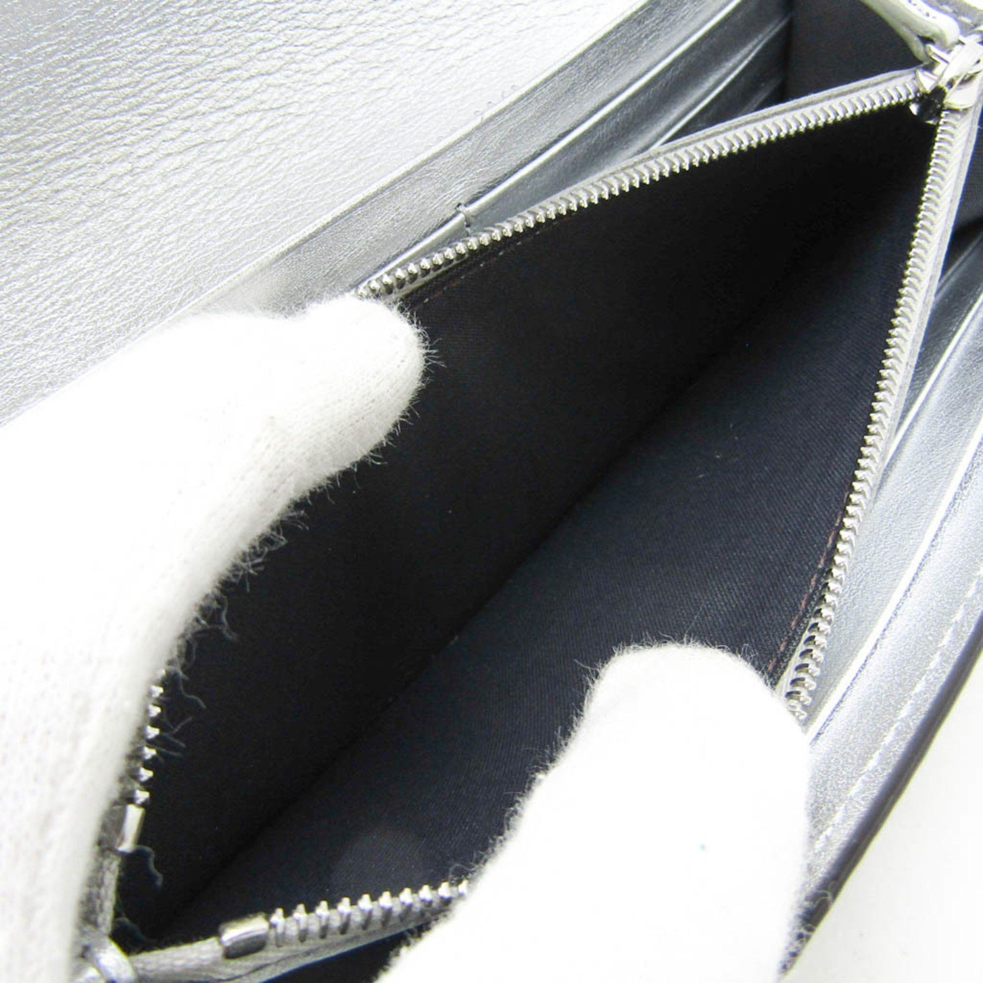 Silver Leather Wallet (Pre-Owned)