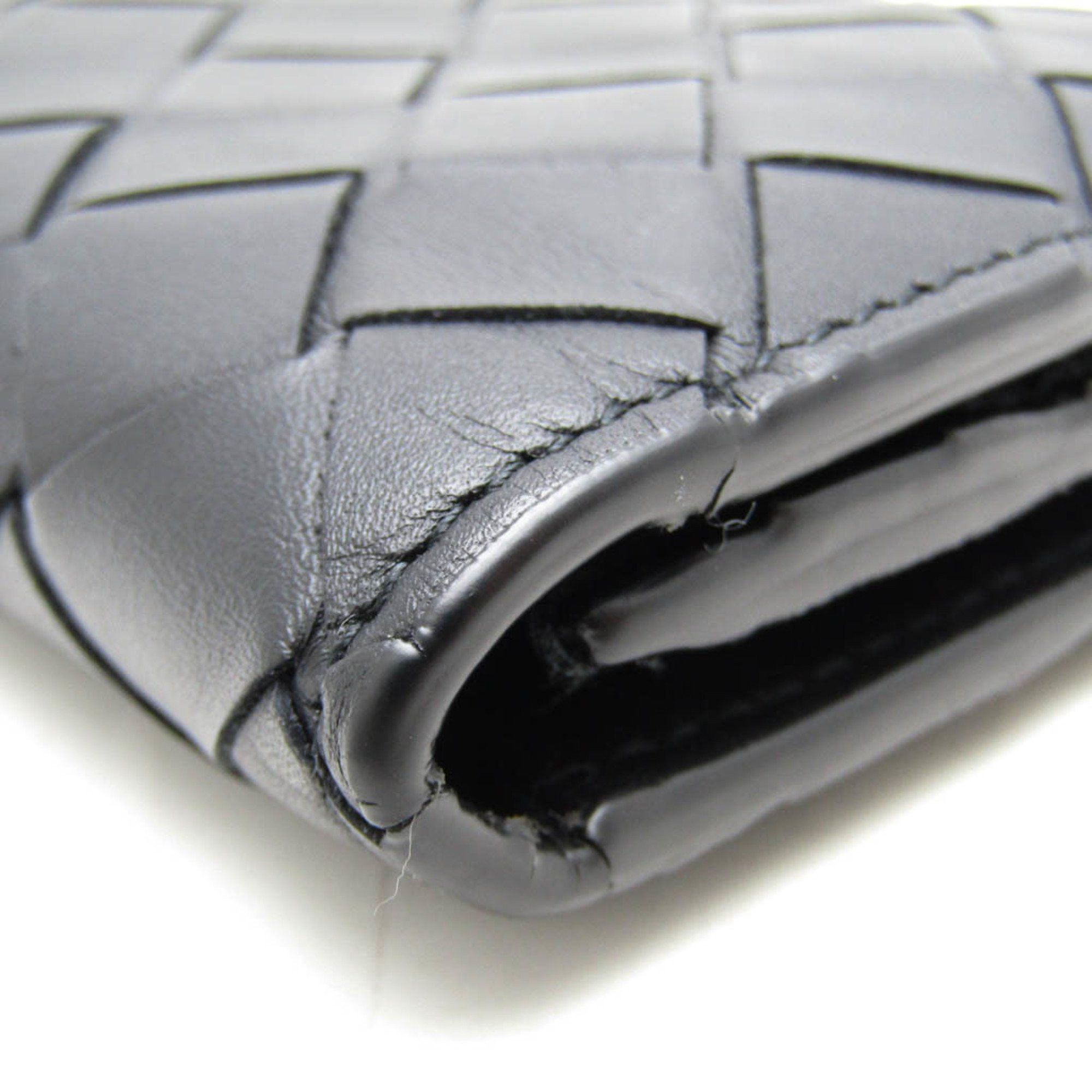 Bottega Veneta Intrecciato Black Leather Wallet (Pre-Owned) Size ONE SIZE - 5 Thumbnail