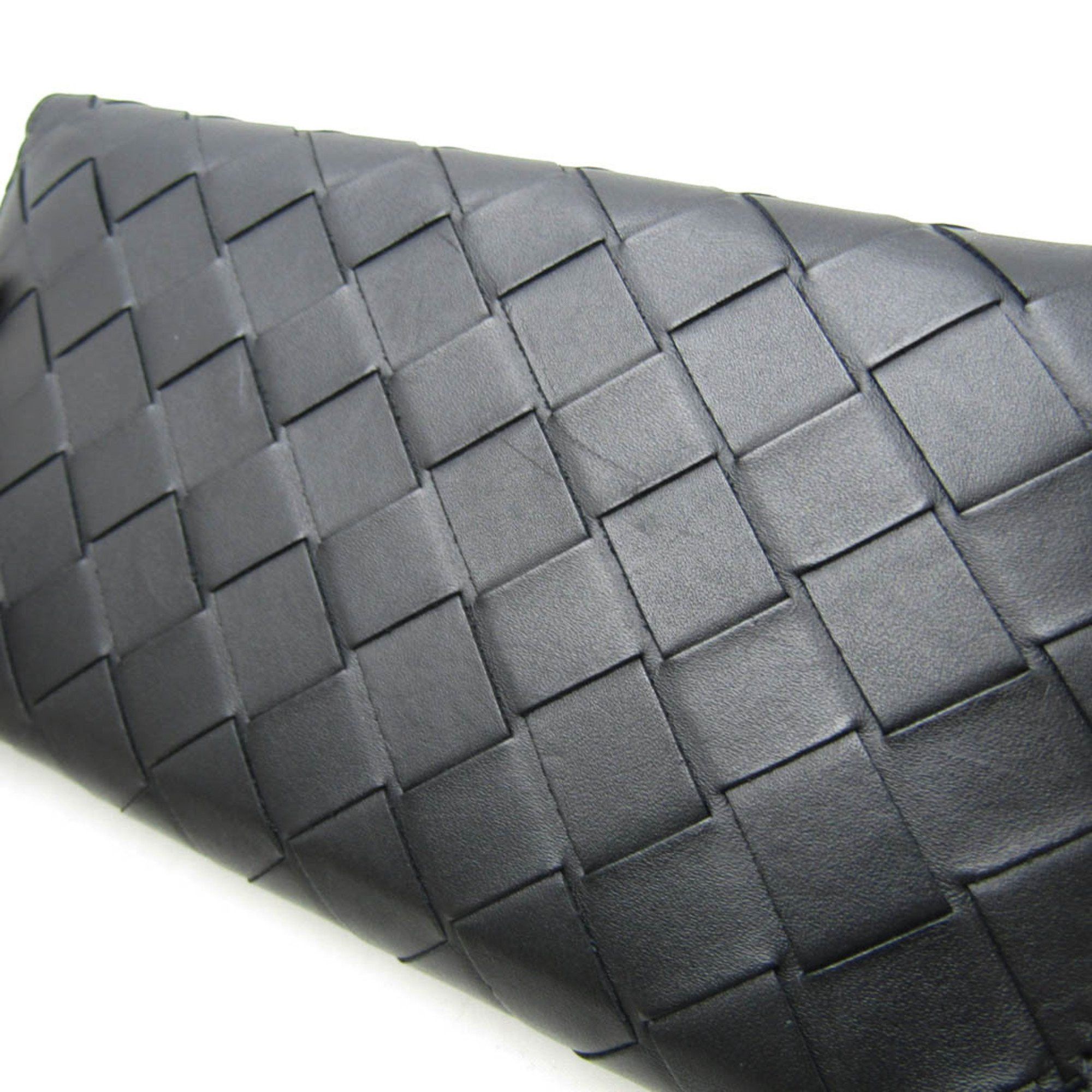 Bottega Veneta Intrecciato Black Leather Wallet (Pre-Owned) Size ONE SIZE - 4 Thumbnail
