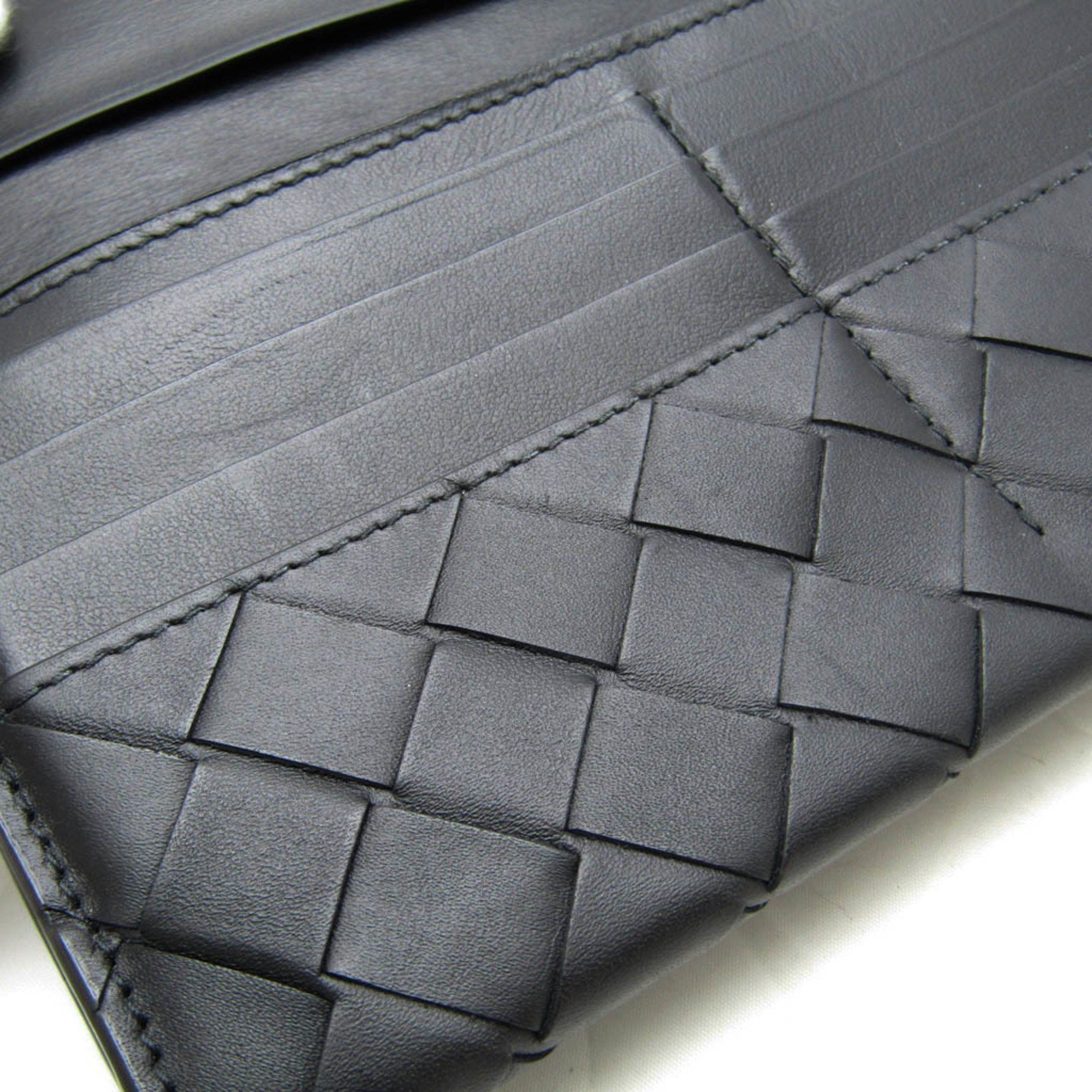 Bottega Veneta Intrecciato Black Leather Wallet (Pre-Owned) Size ONE SIZE - 8 Thumbnail