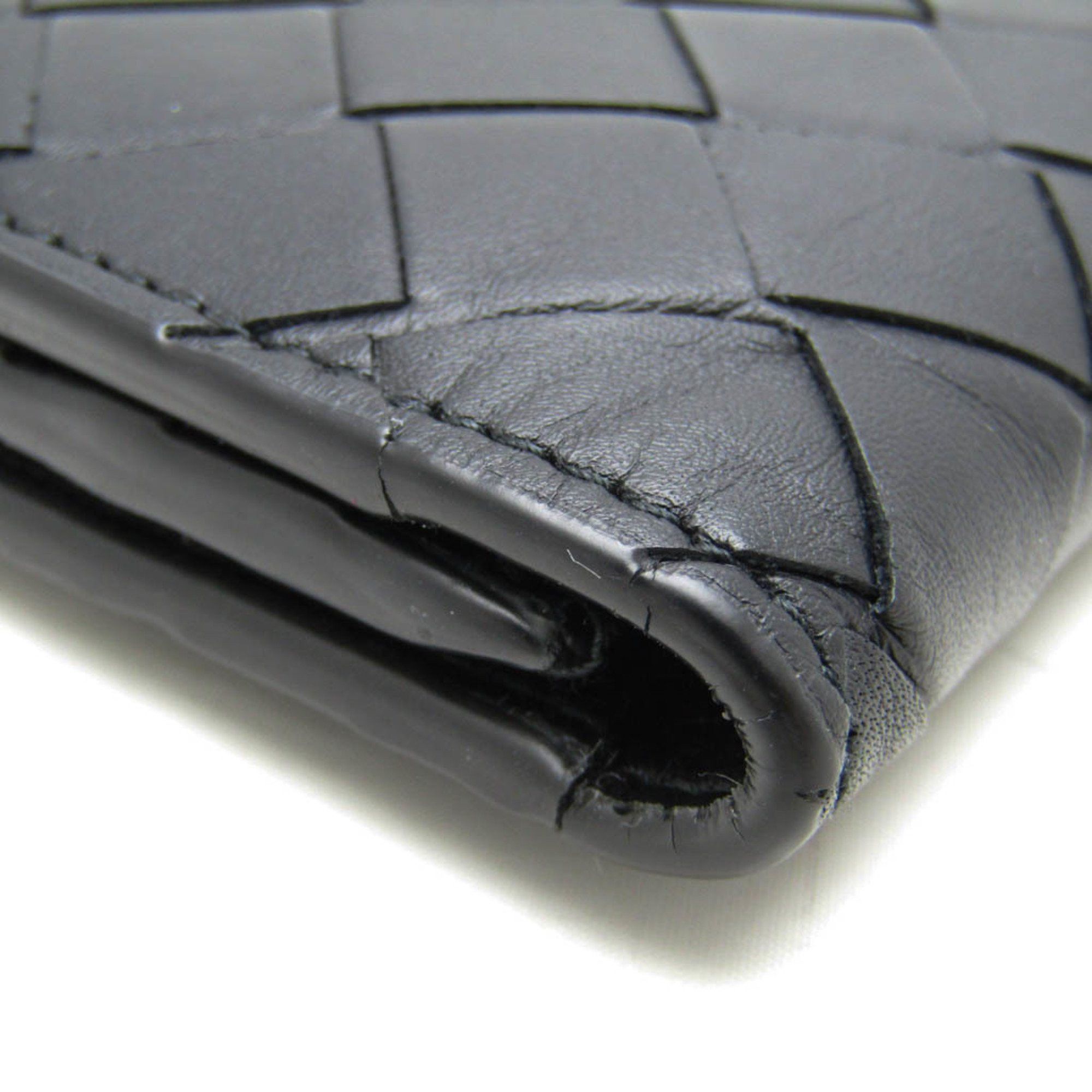 Bottega Veneta Intrecciato Black Leather Wallet (Pre-Owned) Size ONE SIZE - 6 Thumbnail