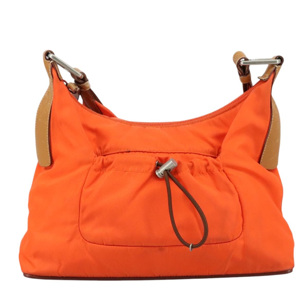 Prada Hobo Orange Synthetic Shoulder Bag (Pre-Owned) Size ONE SIZE - 2 Thumbnail