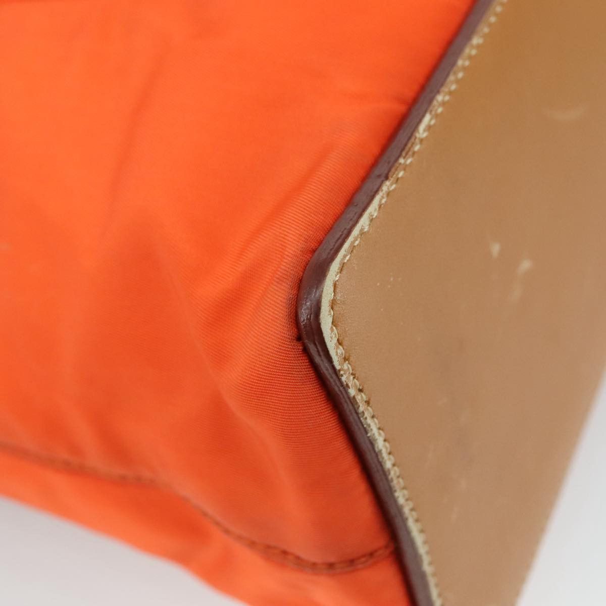 Prada Hobo Orange Synthetic Shoulder Bag (Pre-Owned) Size ONE SIZE - 10 Thumbnail